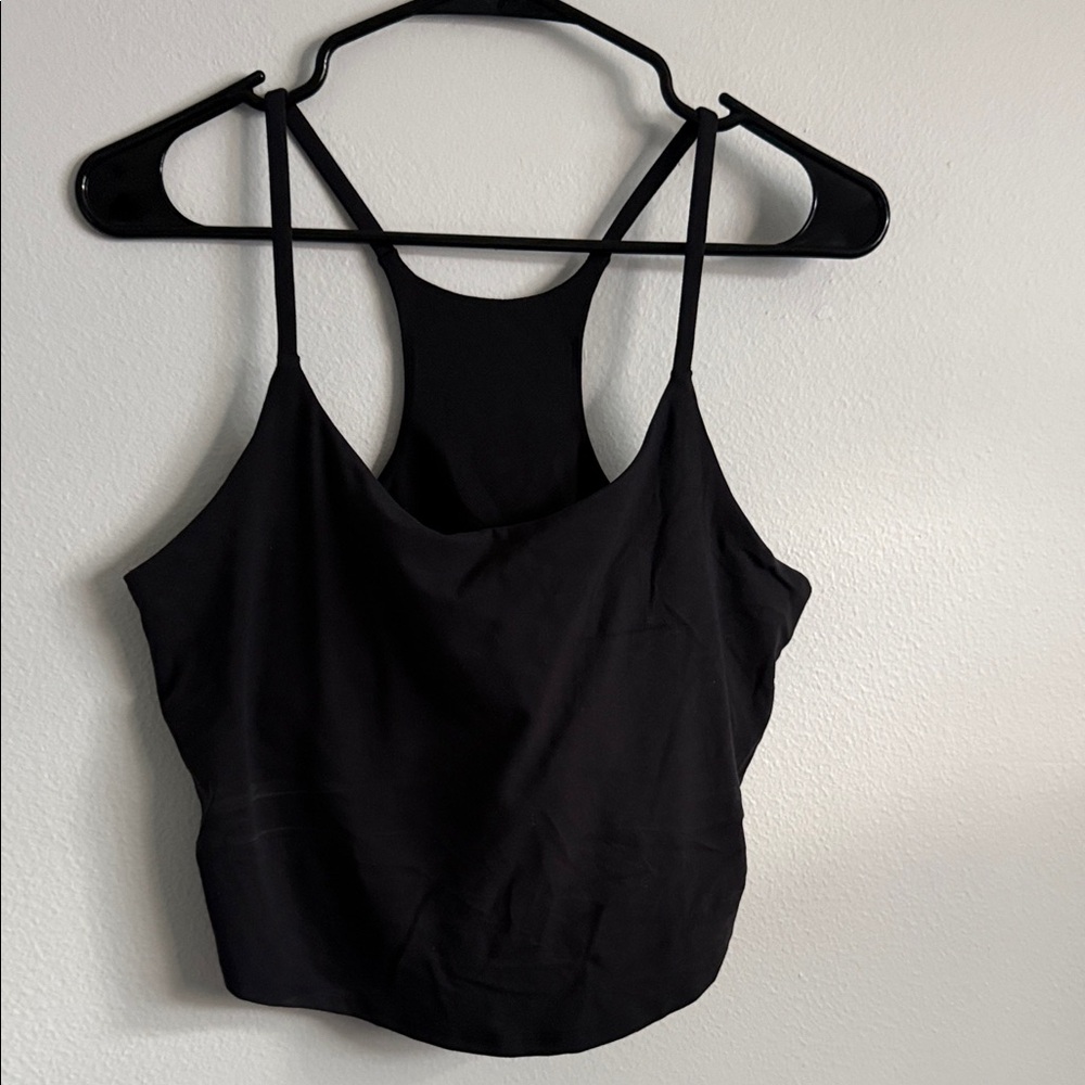Black Strappy Tank Top